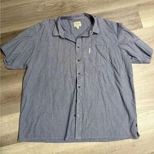 Cabela's Gray Casual Button-Down Shirt